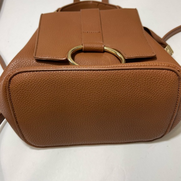 Faux Leather O-Ring Mini Backpack - Picture 5 of 12